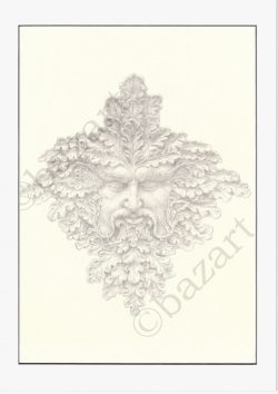 Green Man limited edition print